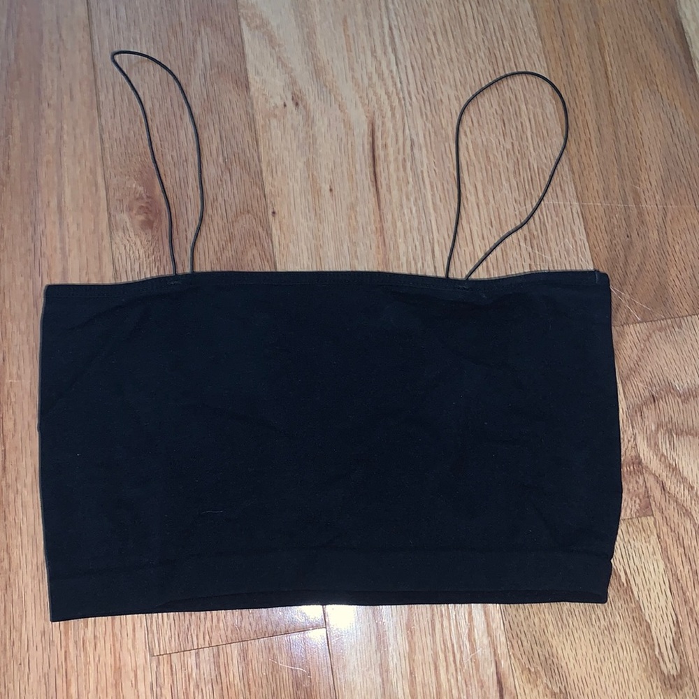 Size small/medium cropped skinny strap tank